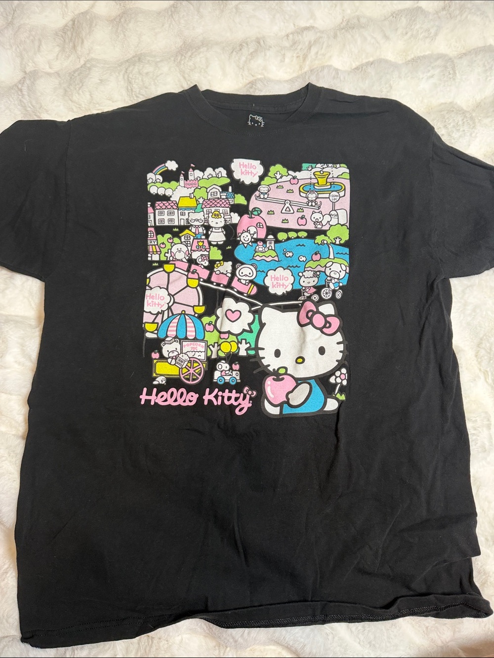 Hello Kitty Black Graphic woman’s T‑Shirt